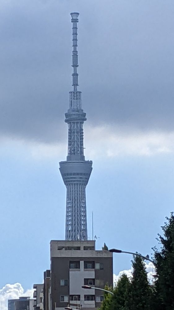 Skytree in the distance