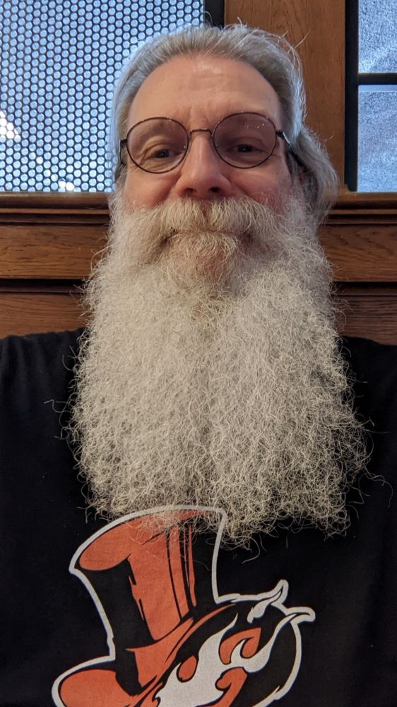 Earl with a long white beard